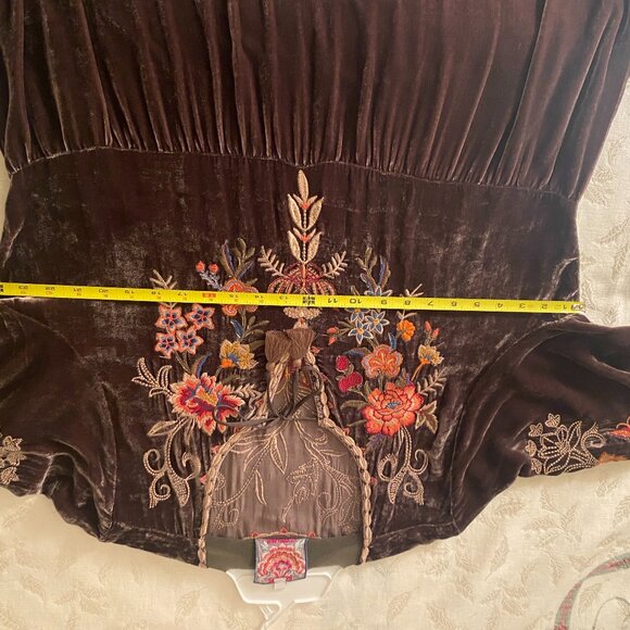 Johnny Was Taline velvet dress - Picture 3 of 7